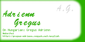 adrienn gregus business card